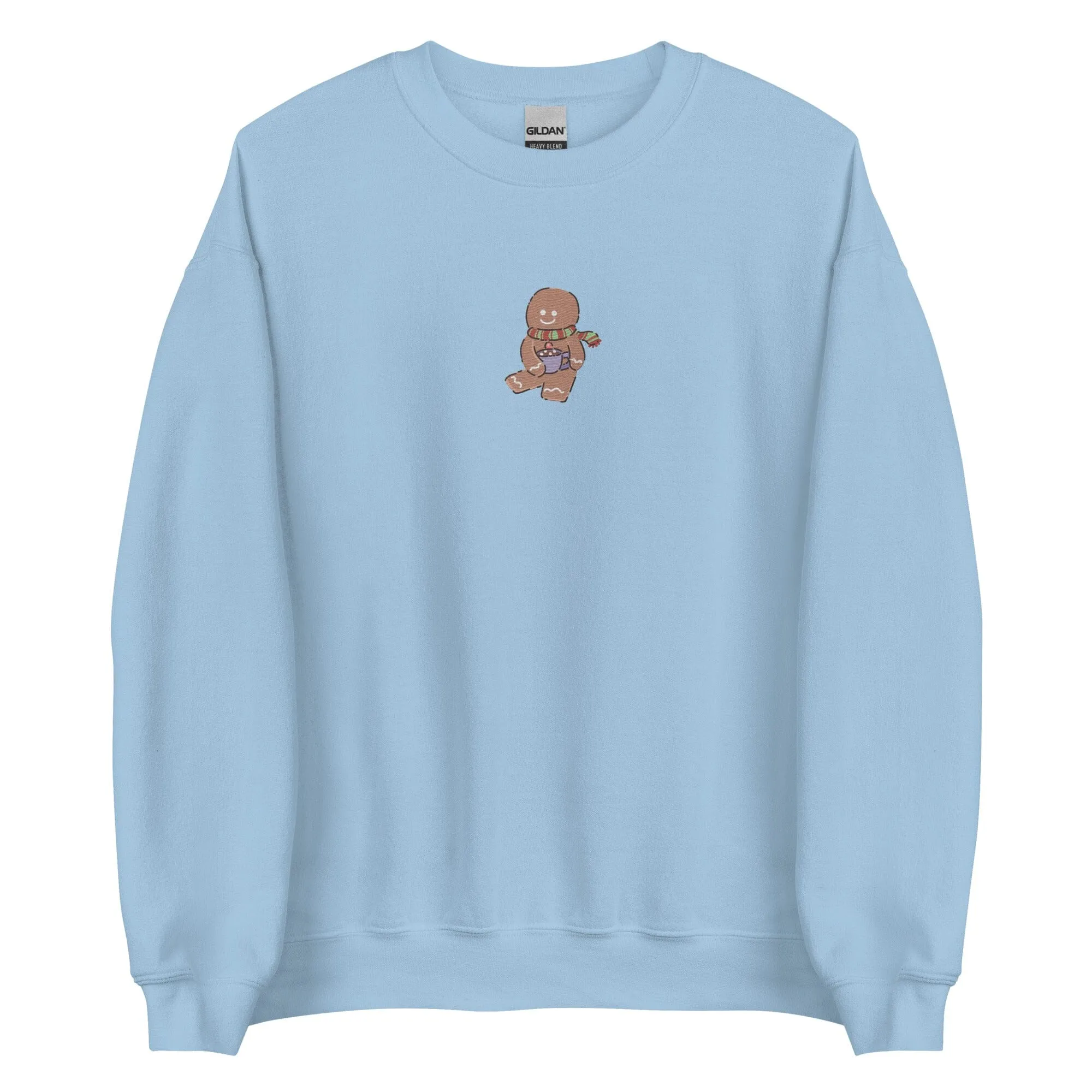 Cozy Christmas Gingerbread | Embroidered Unisex Sweatshirt | Cozy Christmas