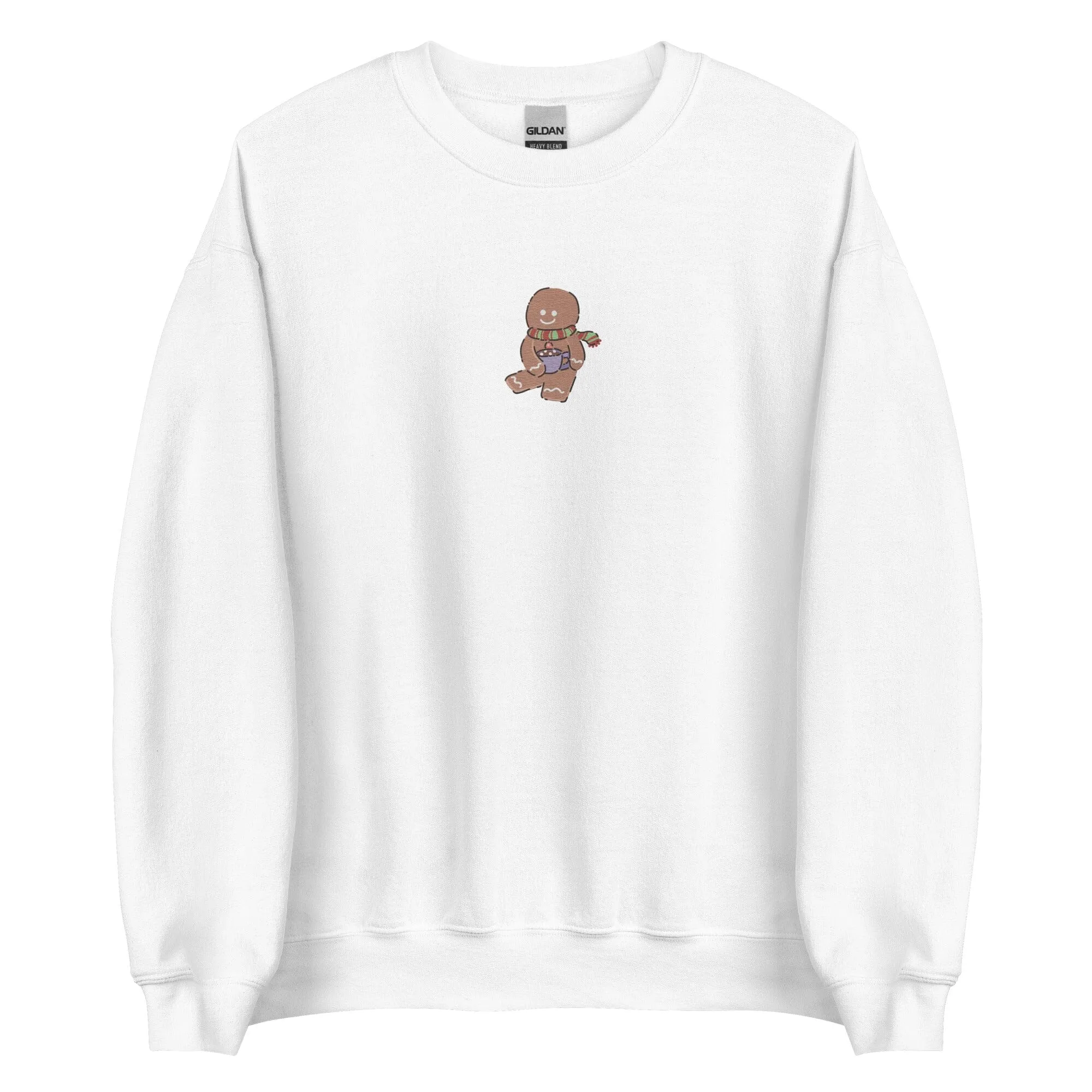 Cozy Christmas Gingerbread | Embroidered Unisex Sweatshirt | Cozy Christmas
