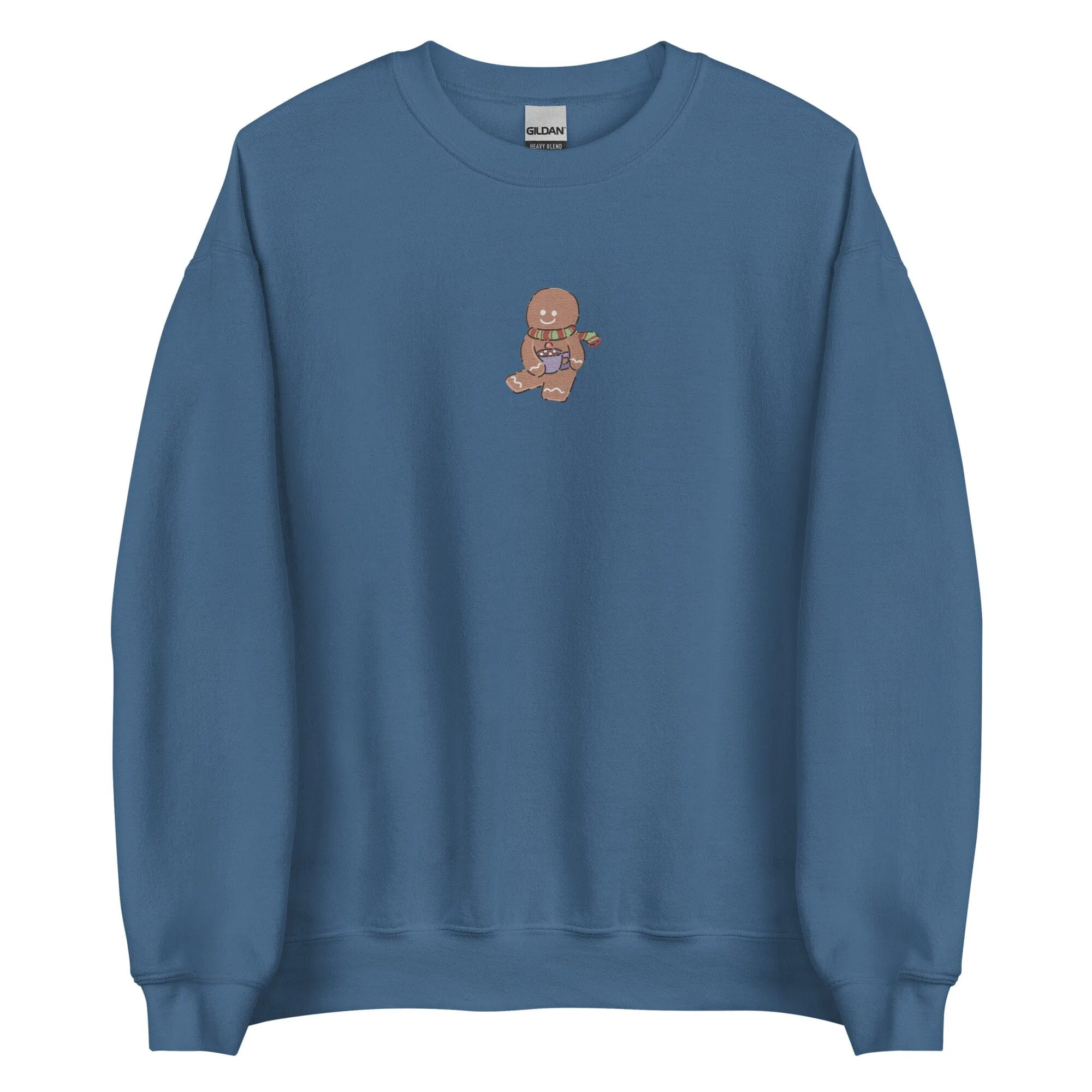 Cozy Christmas Gingerbread | Embroidered Unisex Sweatshirt | Cozy Christmas