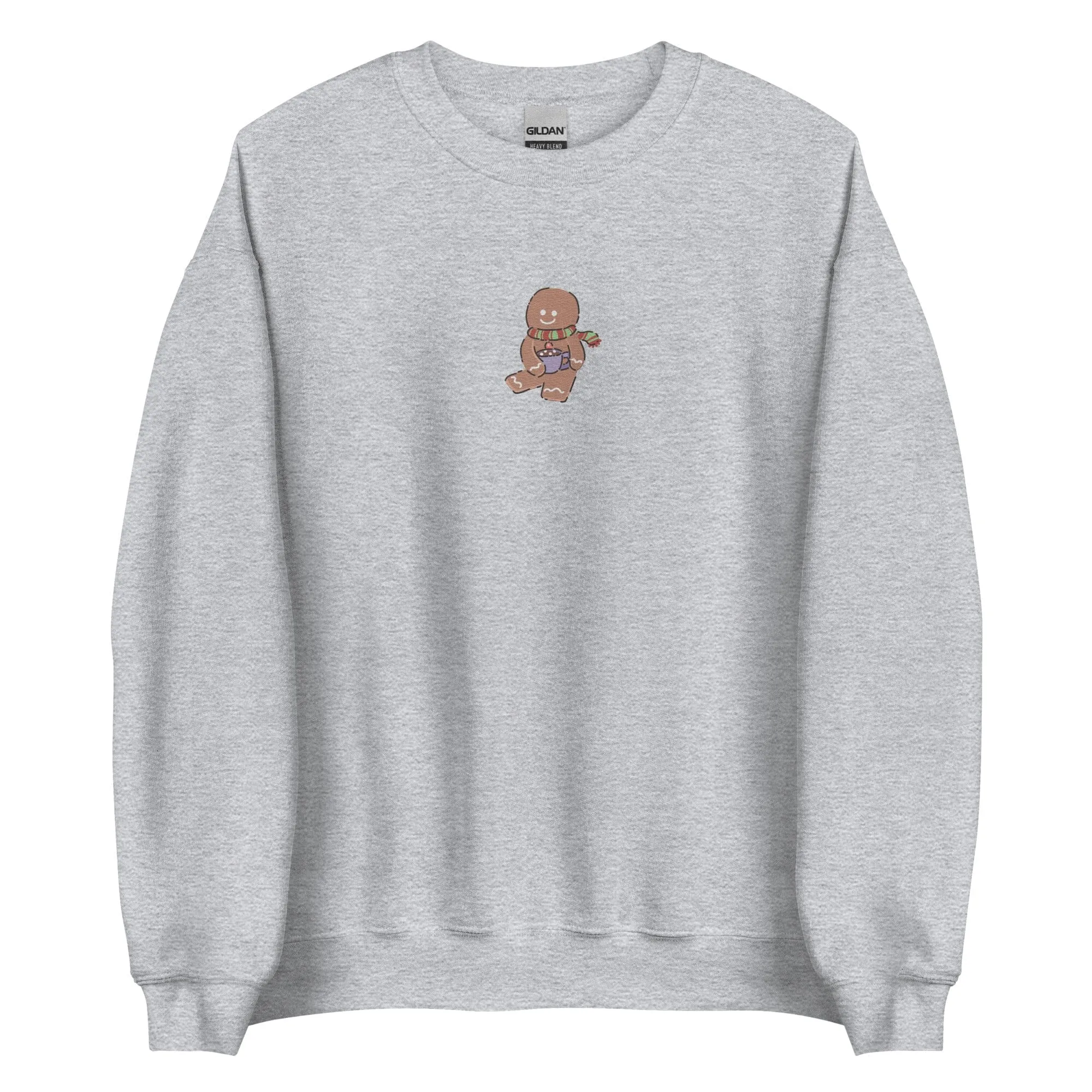 Cozy Christmas Gingerbread | Embroidered Unisex Sweatshirt | Cozy Christmas