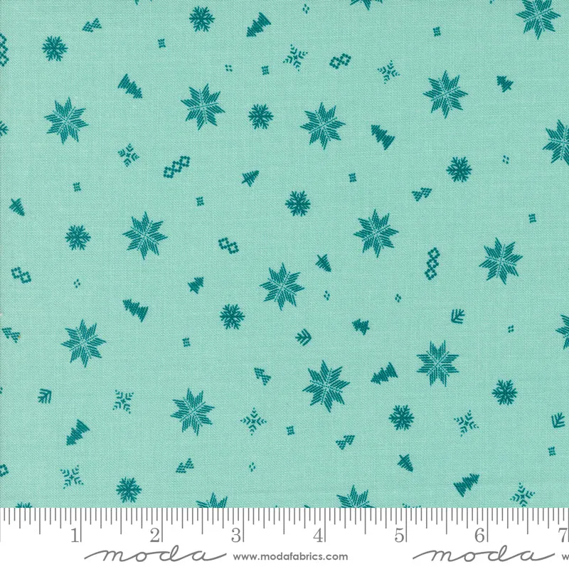 Cozy Wonderland - Knit Toss in Icicle - 45597 17 - Half Yard