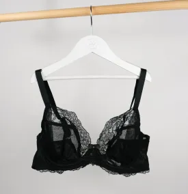 D  Lace Plunge [Black]