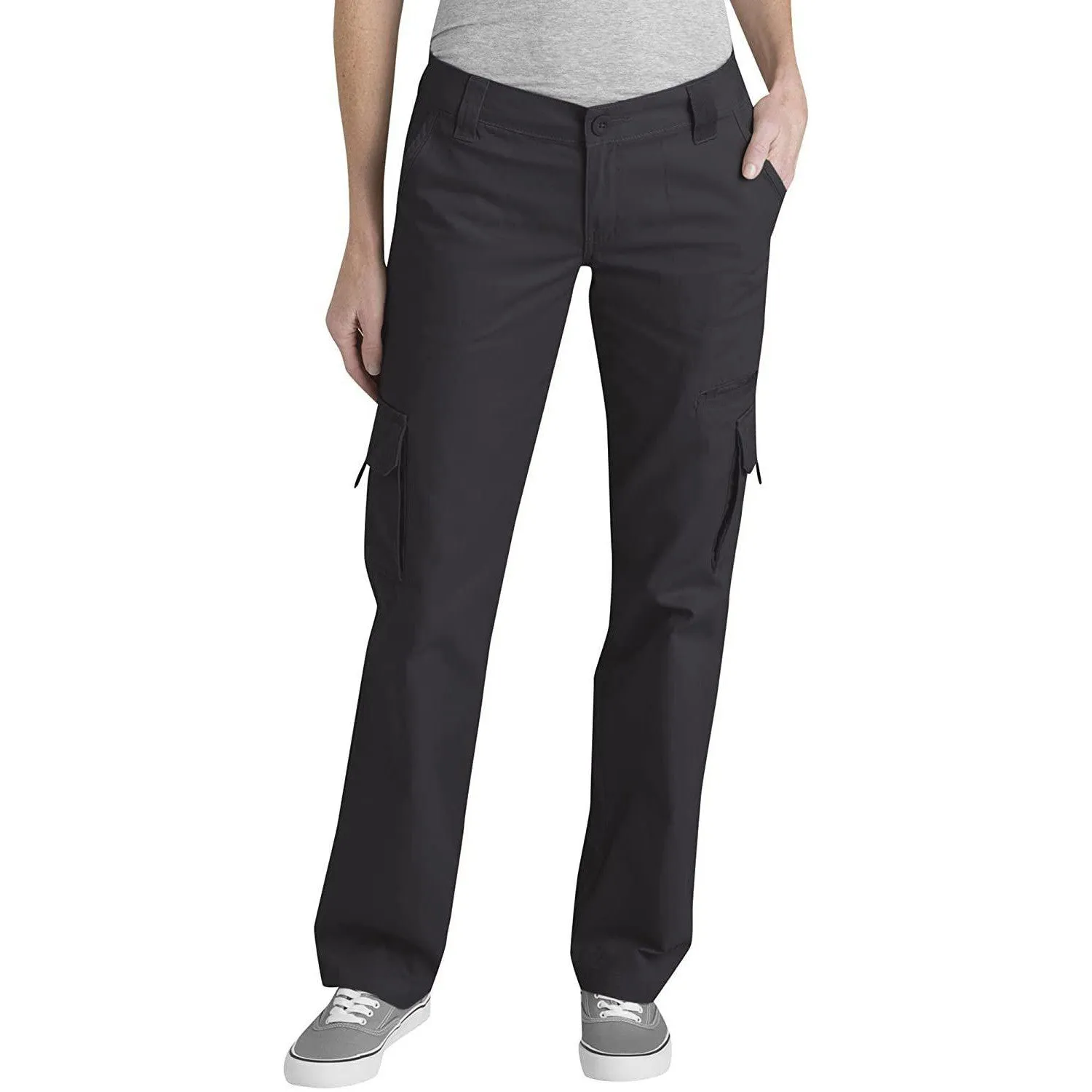 Dickies Women's Relaxed Fit Straight Leg Cargo Pant