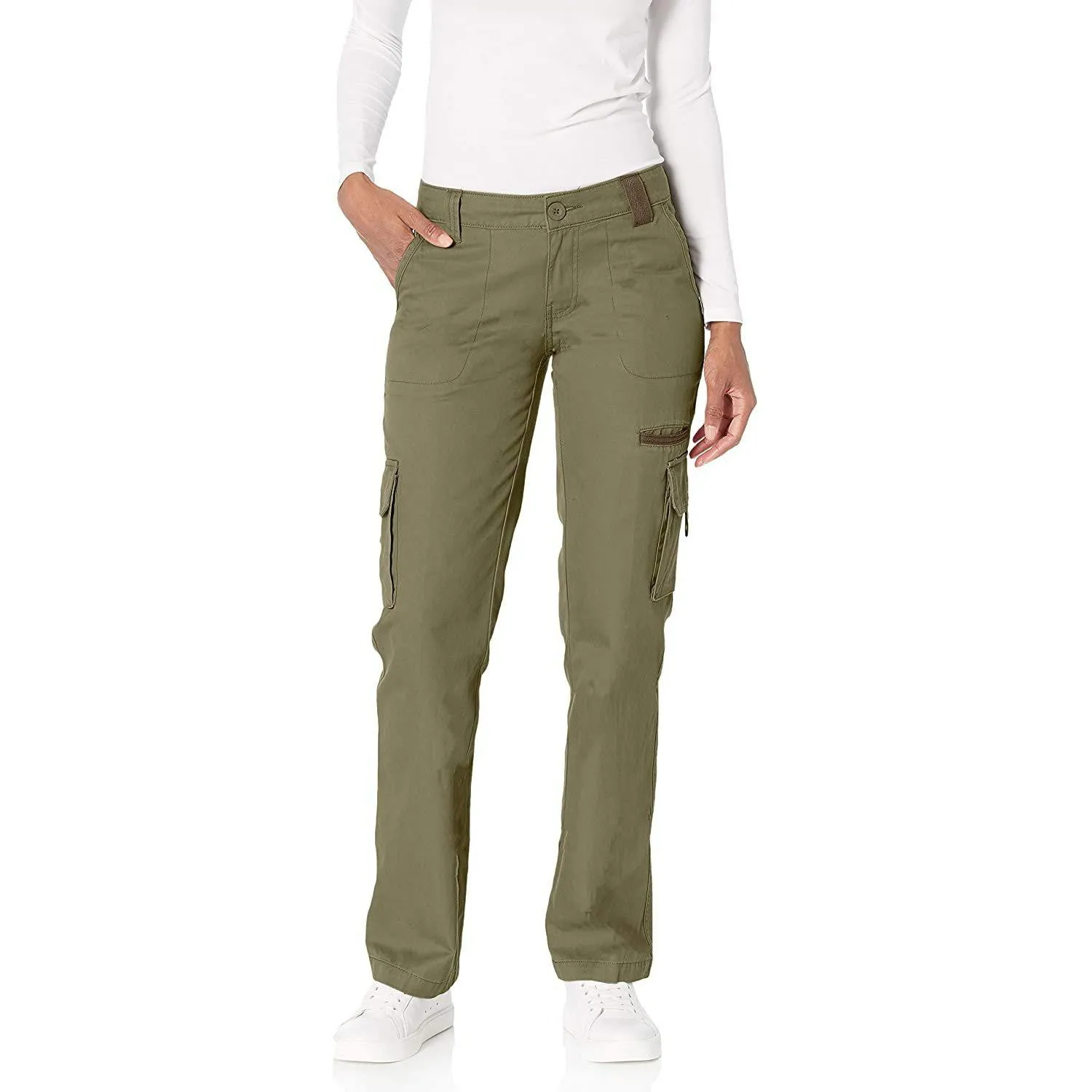 Dickies Women's Relaxed Fit Straight Leg Cargo Pant