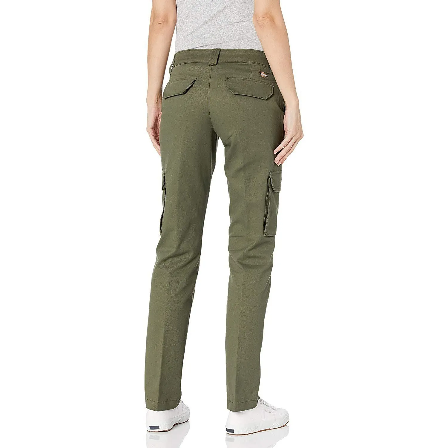Dickies Women's Relaxed Fit Straight Leg Cargo Pant