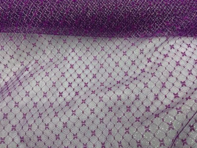 Ditsy Metallic Lace