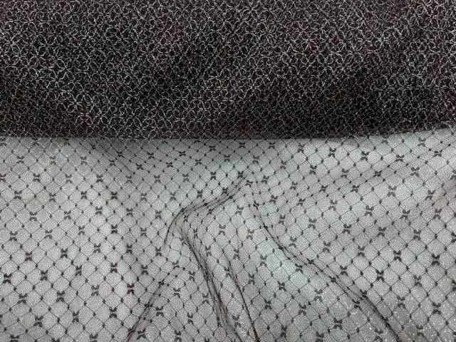 Ditsy Metallic Lace