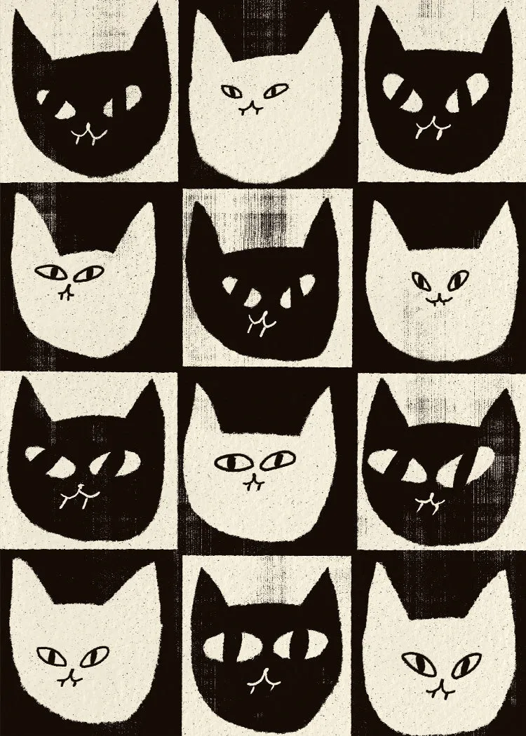 Enikő Eged - Black & White Cats