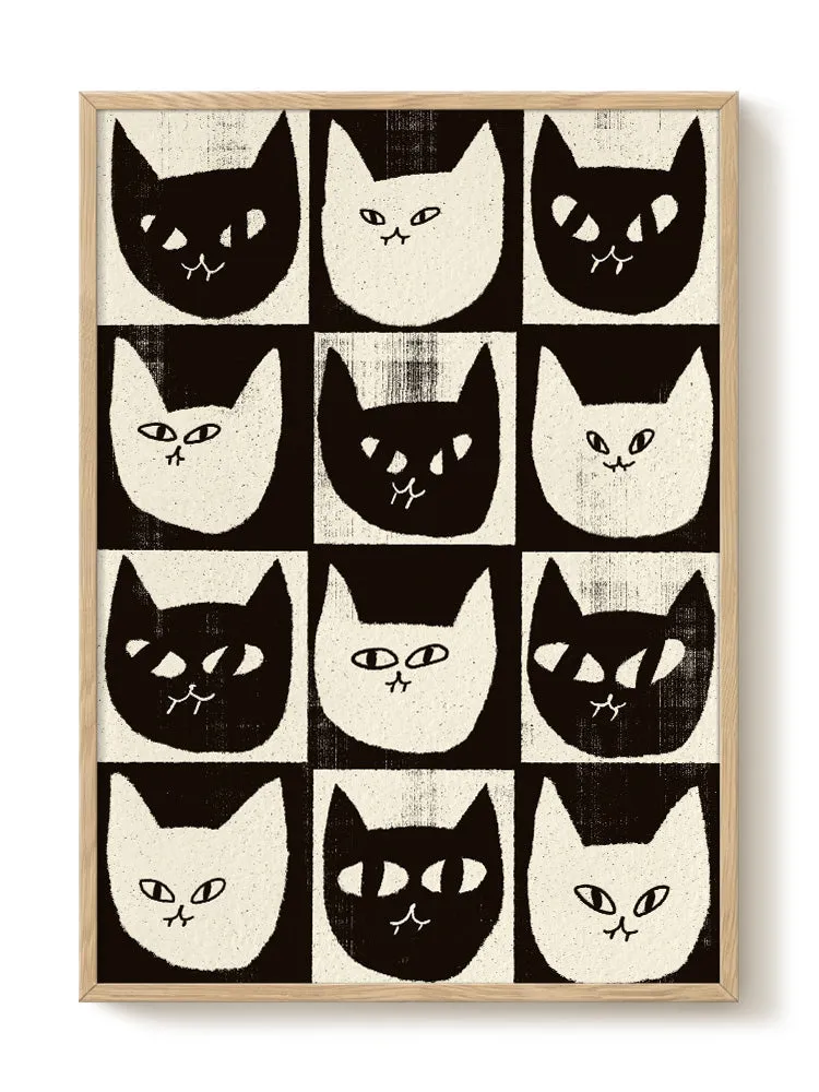 Enikő Eged - Black & White Cats