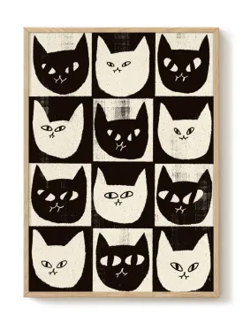 Enikő Eged - Black & White Cats