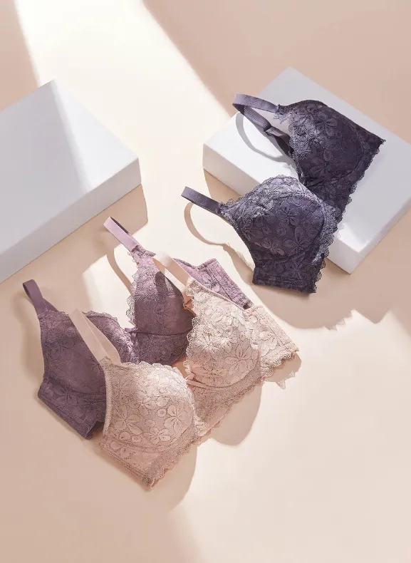 Enya Floral Wired Full cup Bra A11-30075