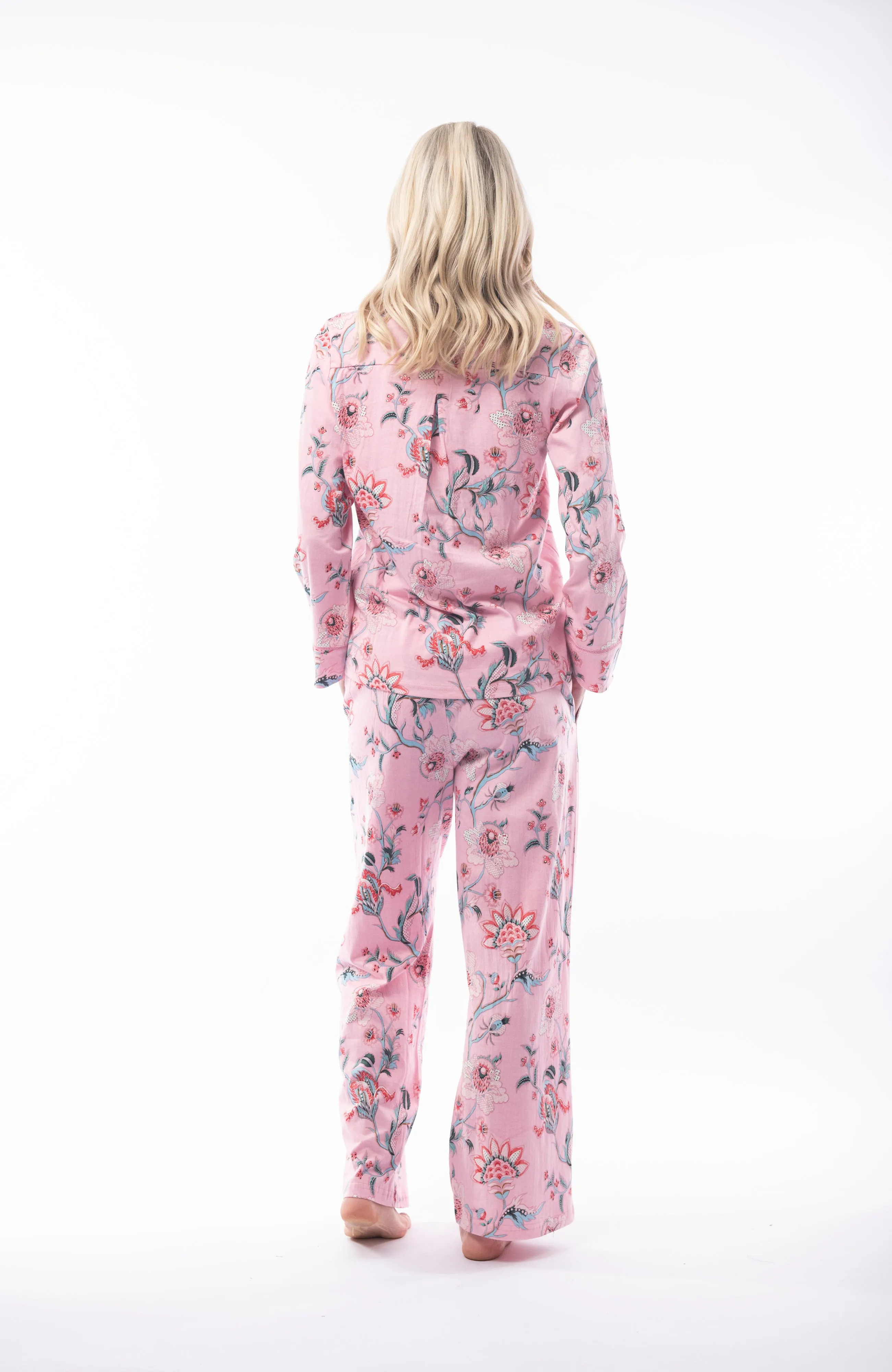 Ethnic Oriental PJ Set Pink