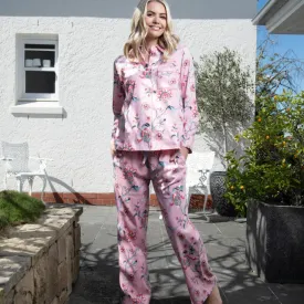 Ethnic Oriental PJ Set Pink