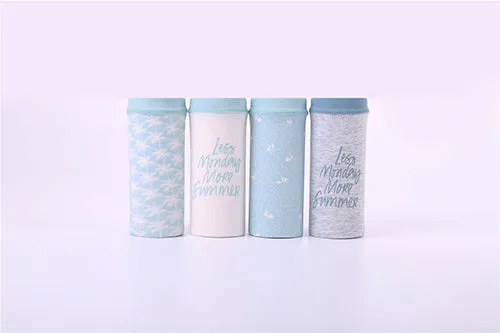 Fainlise 4Pcs/lot Sexy Cotton Women's Briefs Mid Waist Panties Printed Lovely Underwear for Female M-L-XL Wholesale Lingerie