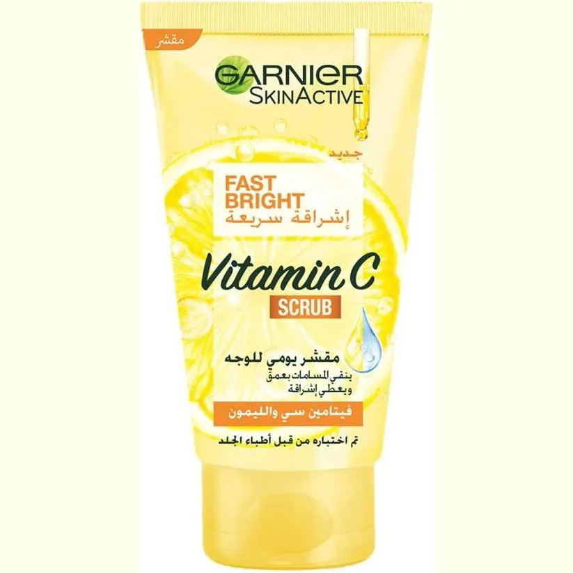 Garnier Fast Bright Vitamin C Daily Scrub - 50ml