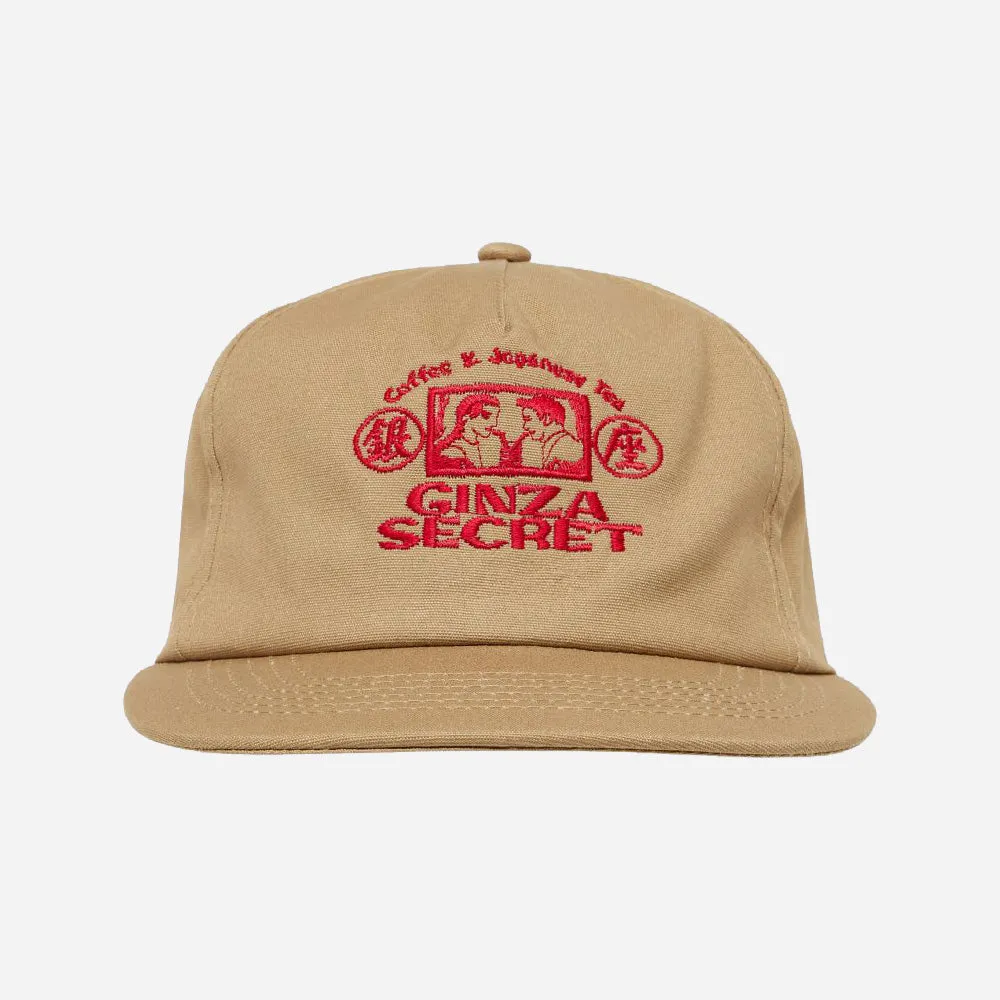 Ginza Secret 5 Panel Cap - Sand