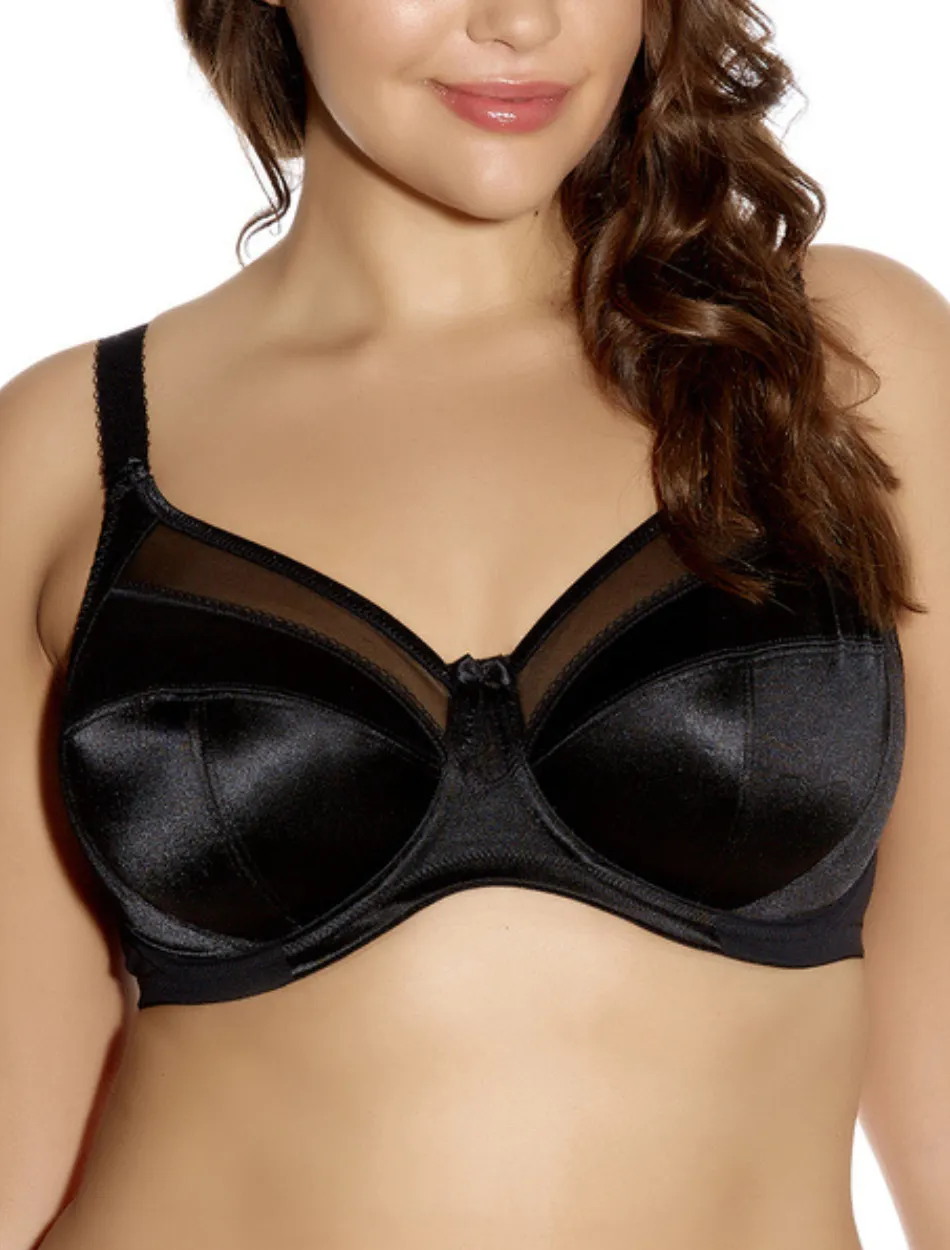 Goddess Keira Banded Underwire Bra, Black | Black Goddess Kiera