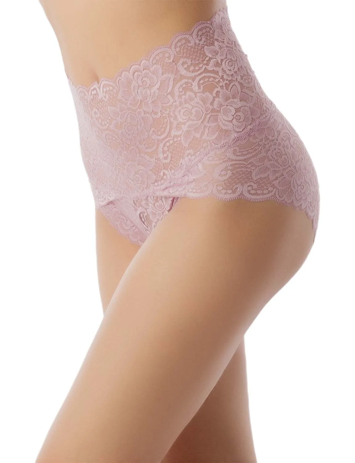 iB-iP Women's Sexy Lace Knickers See Through Underwear High Waist Hipster Panties