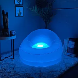 Illuminated Color Changing LED RGBW Inflatable Sofa