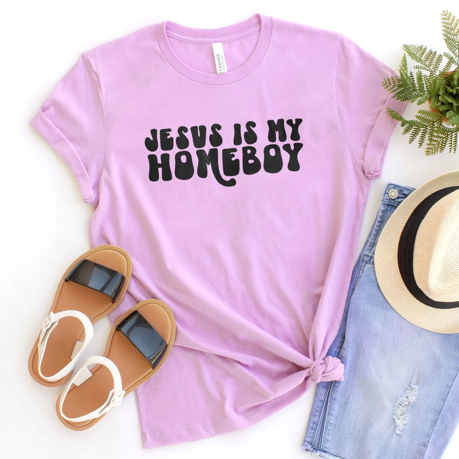 Jesus Is My Homeboy Tee Shirts For Women - Christian Shirts for Women - Religious Tee Shirts