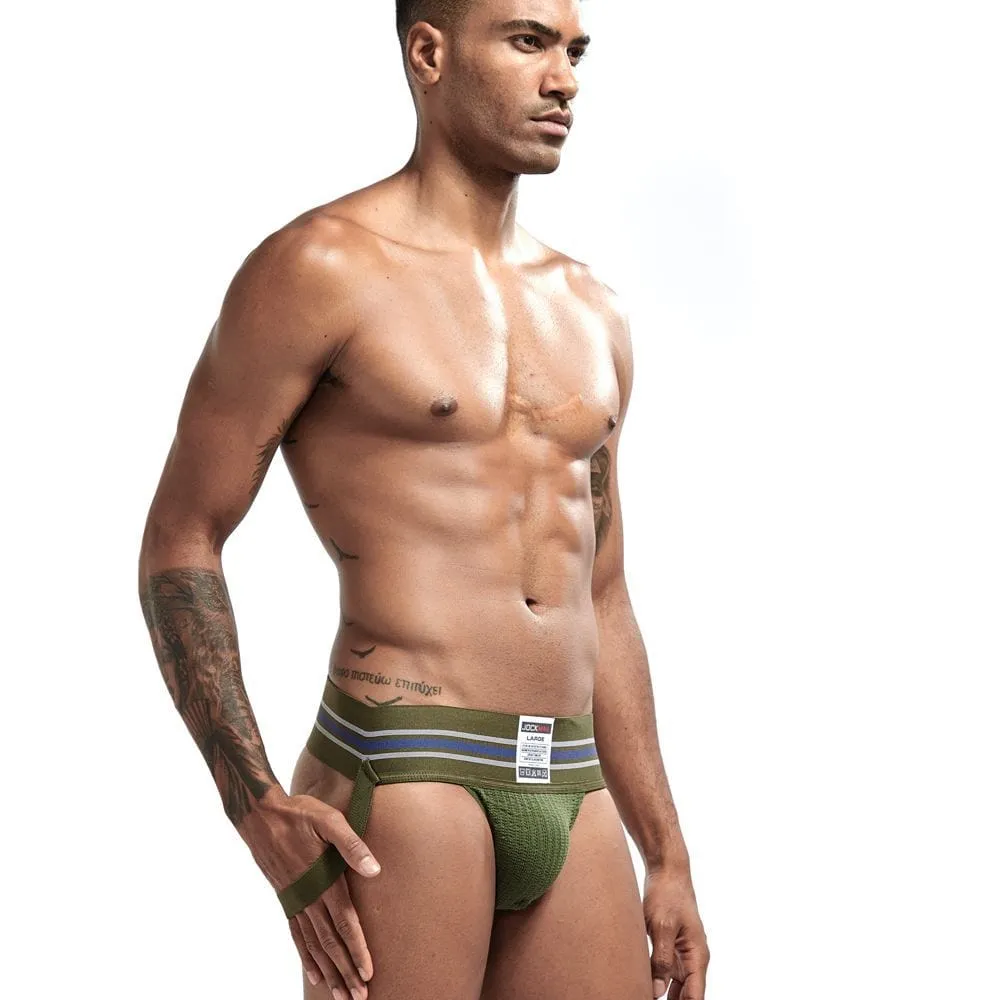 Jockmail Jockstrap High Rise Underwear Cotton Packing gear Packing Briefs