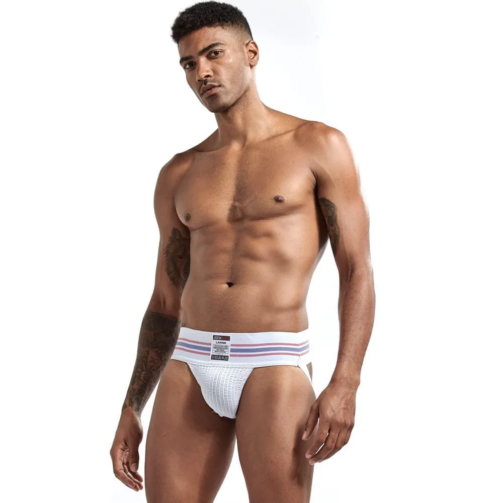 Jockmail Jockstrap High Rise Underwear Cotton Packing gear Packing Briefs