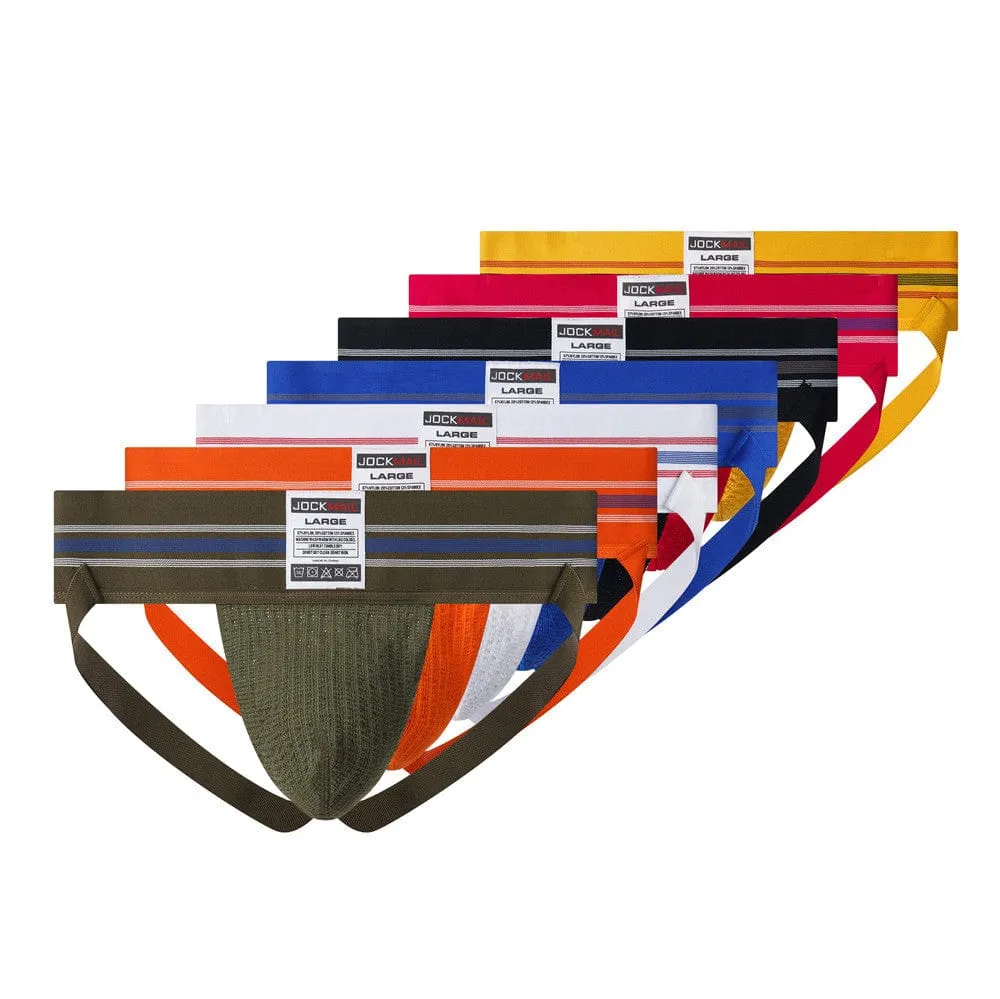 Jockmail Jockstrap High Rise Underwear Cotton Packing gear Packing Briefs