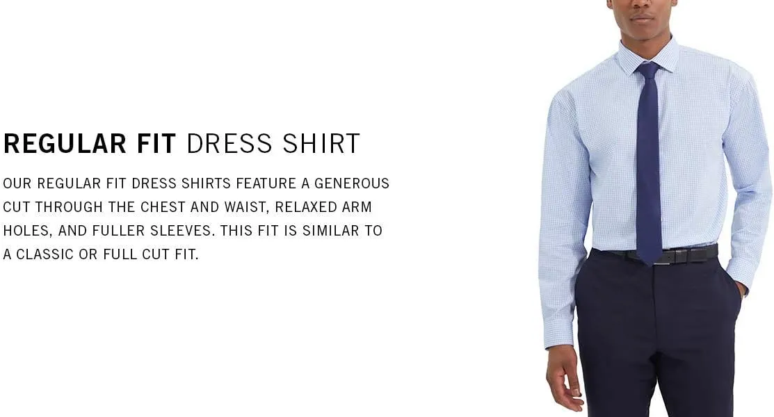 Kenneth Cole Unlisted Men's Regular Fit Solid Dress Shirt - Amazon Exclusive