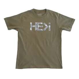 KID'S TIARE LOGO TEE IN MILITARY GREEN