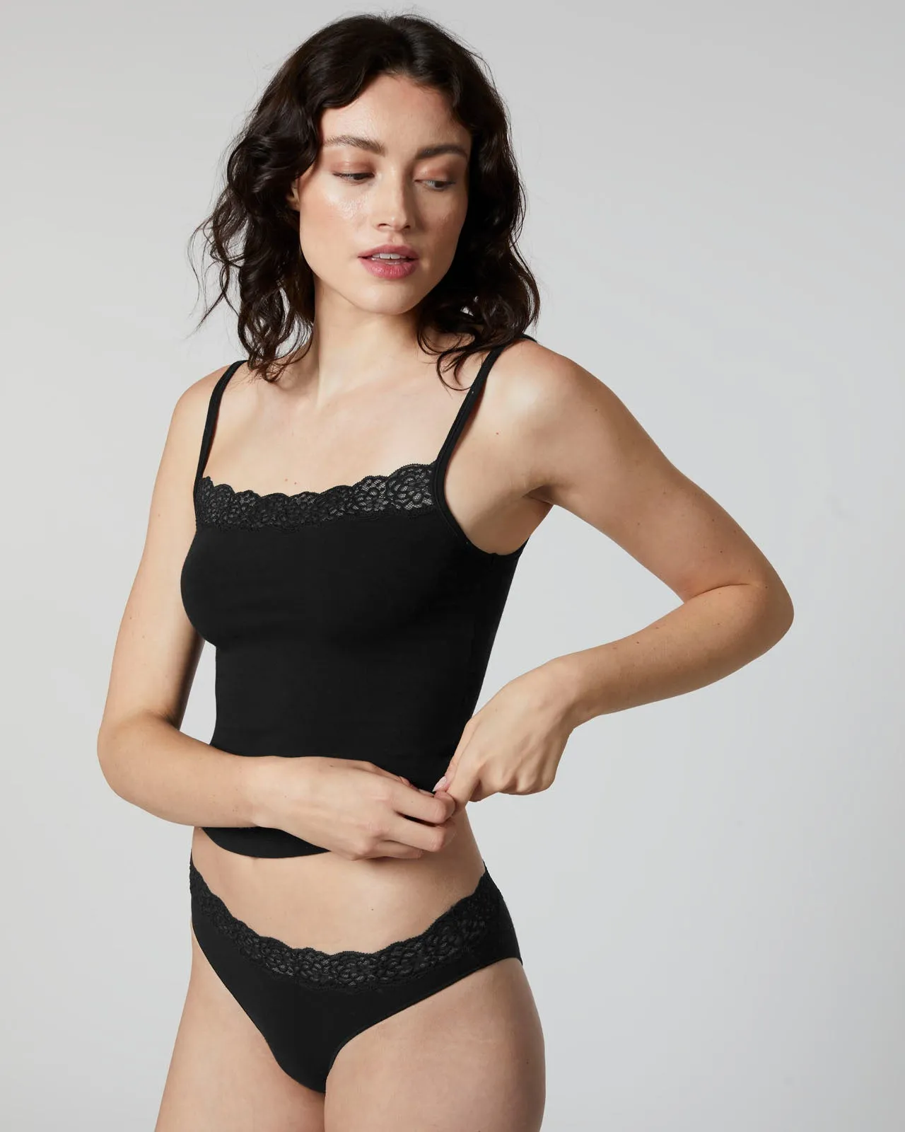 Lacy Cotton Bikini