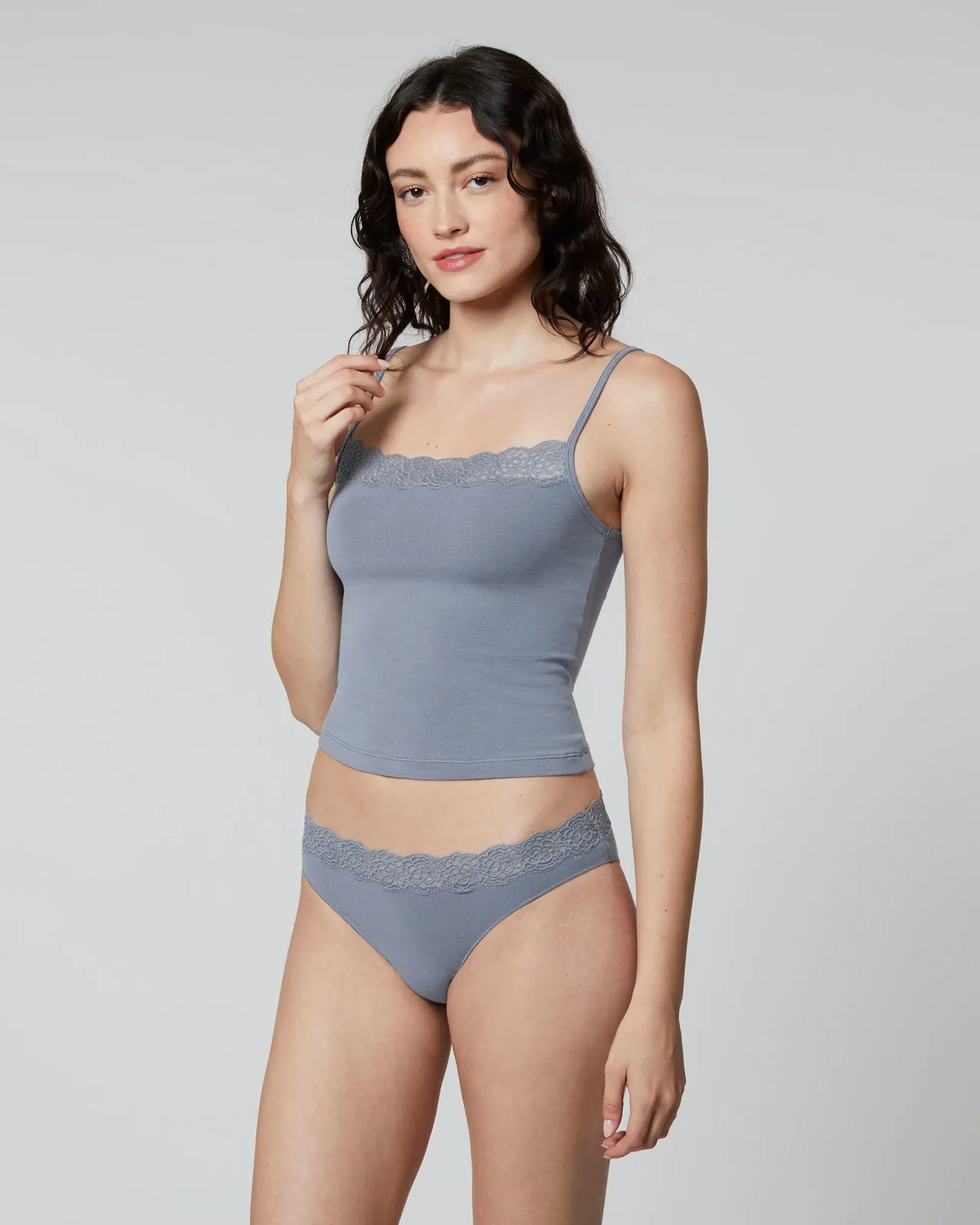 Lacy Cotton Bikini