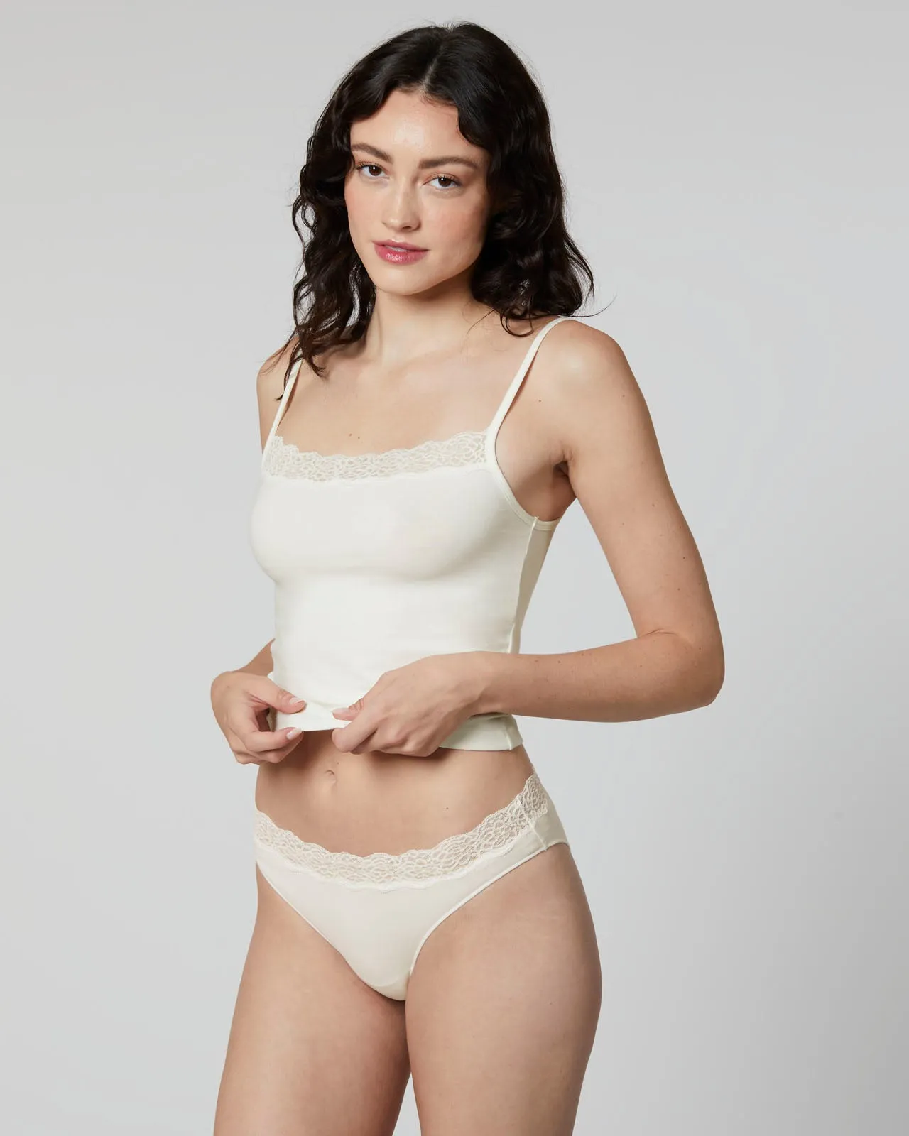 Lacy Cotton Bikini