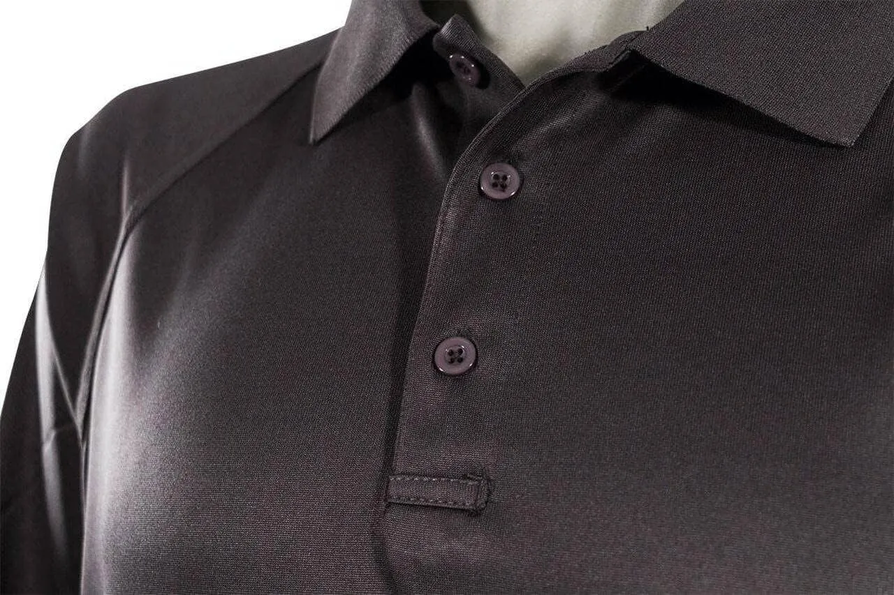 LAPG Men's Operator Tactical Performance Polo Shirt, Short Sleeve Anti-Wrinkle Lightweight Uniform Polo Shirt for Men