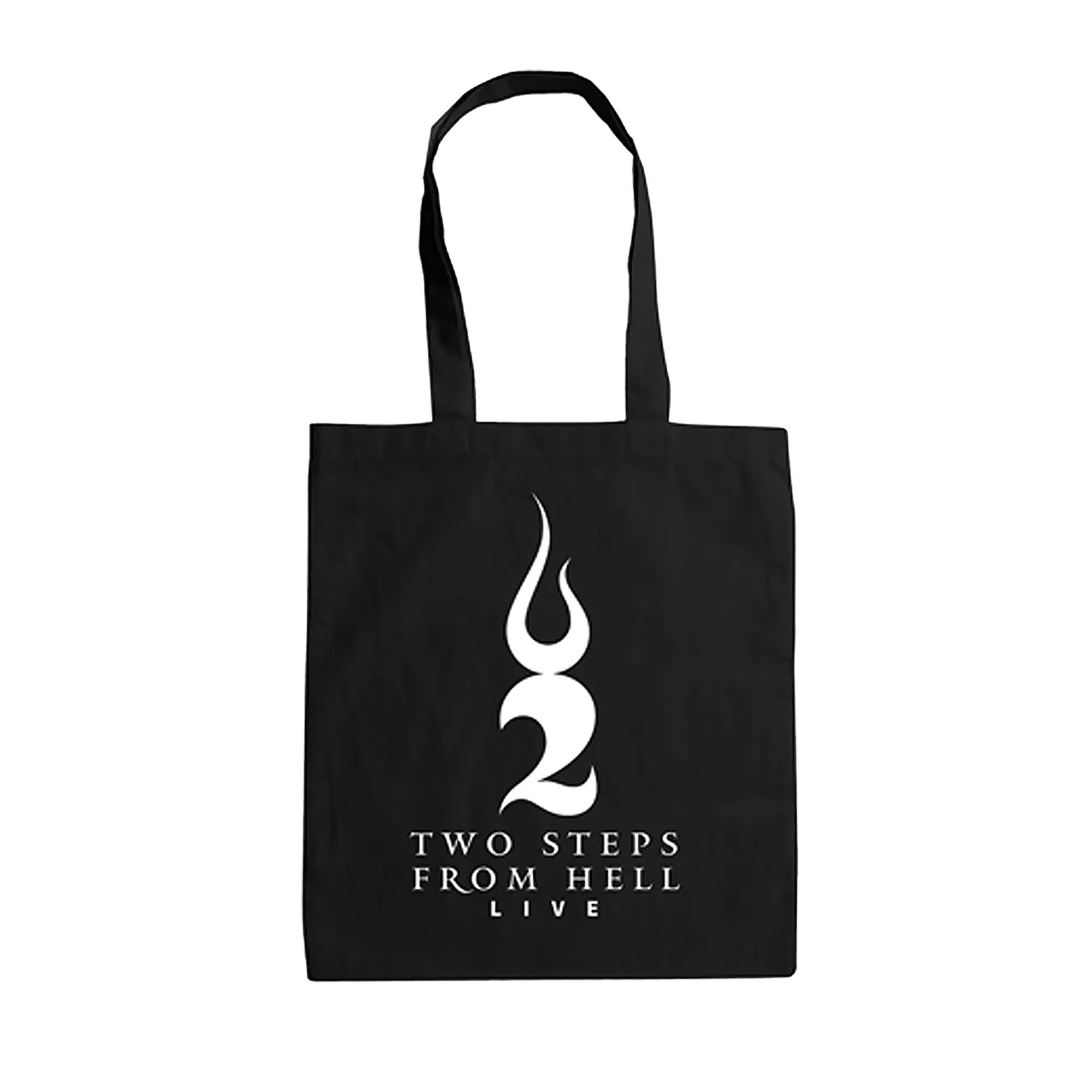 LOGO BLACK TOTE BAG