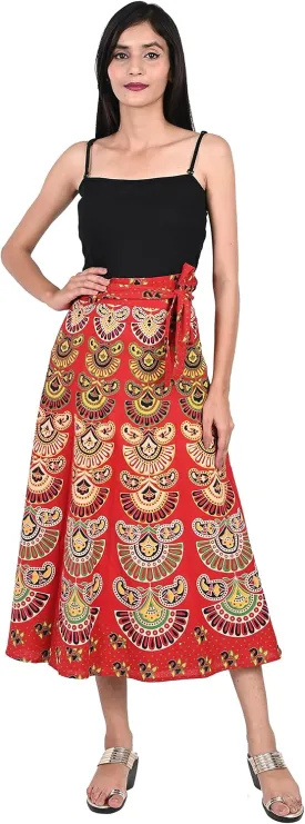 Long Wrap Around Skirts Indian Cotton Women's Beach Clothing
