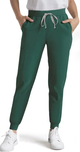 Medical Scrub Pants for Women, Jogger Pants with 6 Pockets, Soft Womens Scrubs Pant Drawstring Mid-Rise Cargo Pants