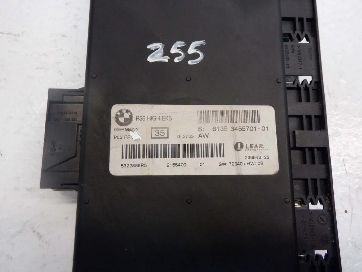 Mini Cooper Footwell Control Module FRM 2 61353455701 08-10 R56 255