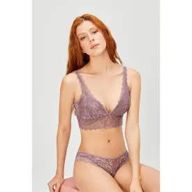 Mink Bralet Lingerie Set