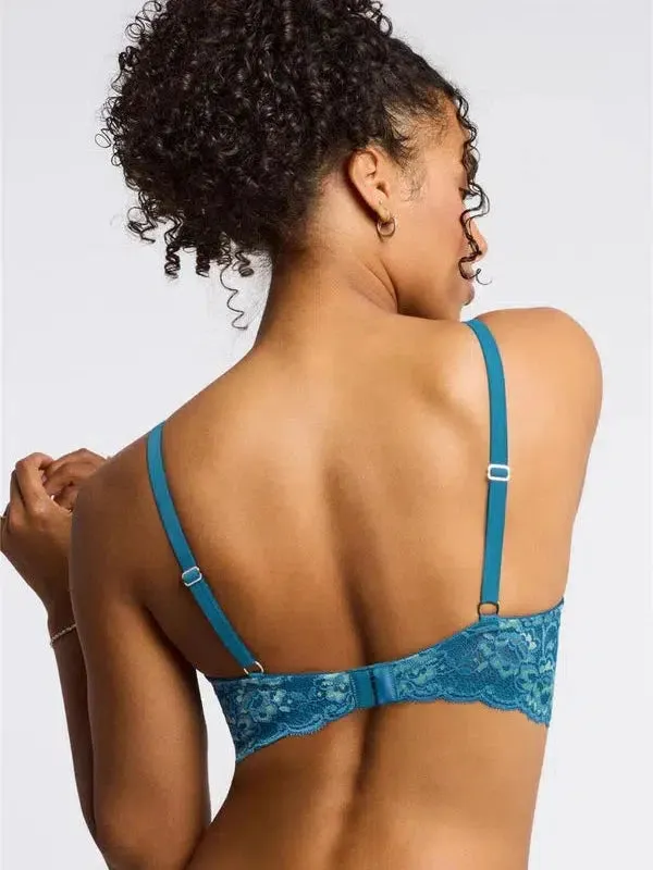 Mint Surf Flirt Demi Lace Bra