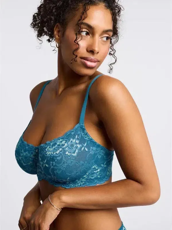 Mint Surf Flirt Demi Lace Bra