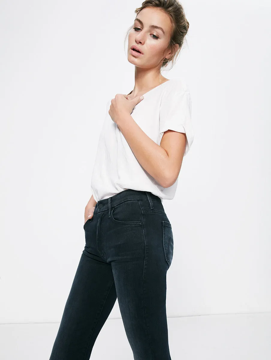 Mother - High Waisted Looker Skinny Blackbird