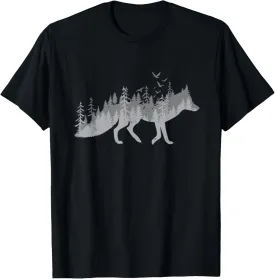Nature Fox Forest - Zookeeper Wildlife Animal Lover T-Shirt