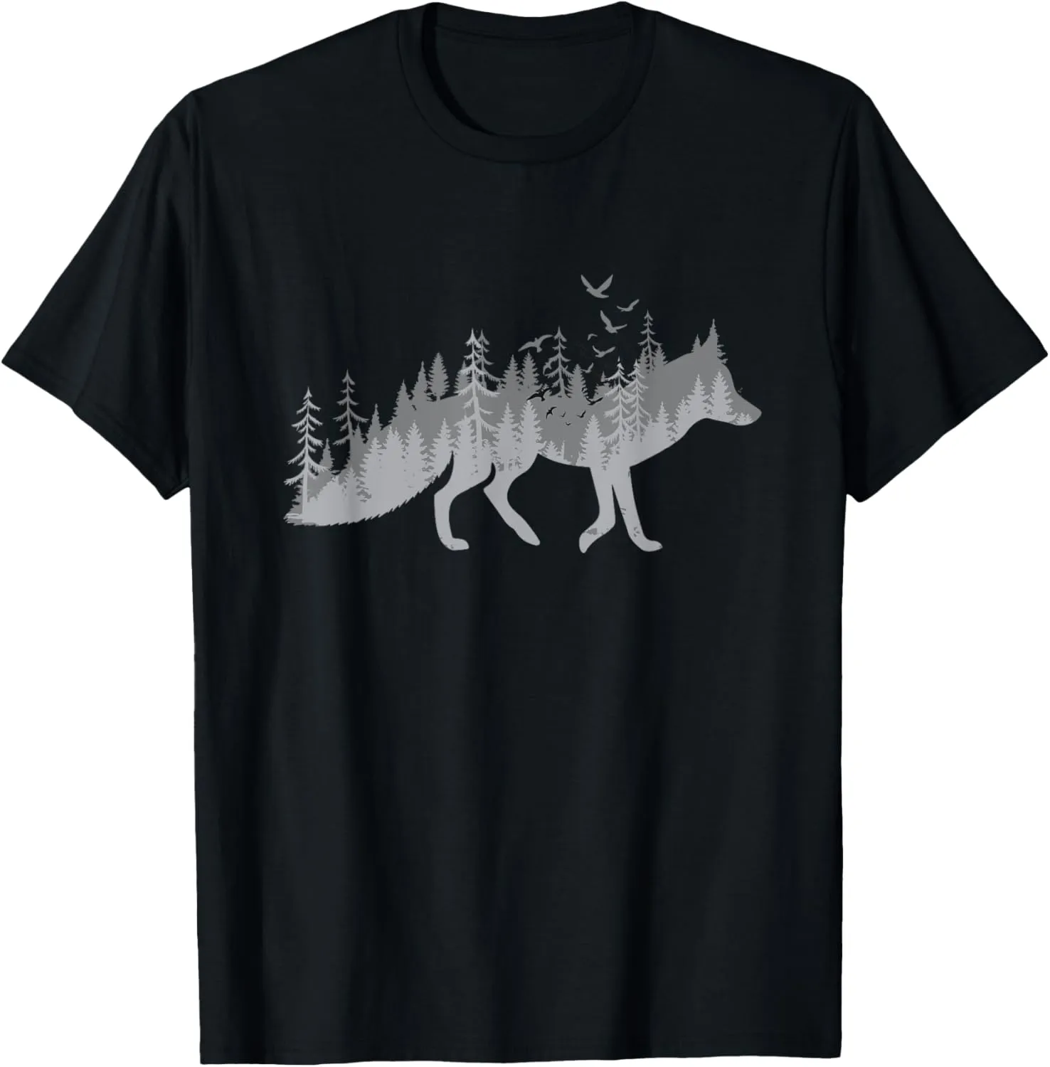 Nature Fox Forest - Zookeeper Wildlife Animal Lover T-Shirt