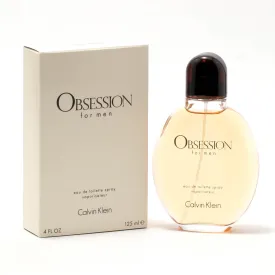OBSESSION MEN by CALVIN KLEIN EDT SPRAY 4 OZ