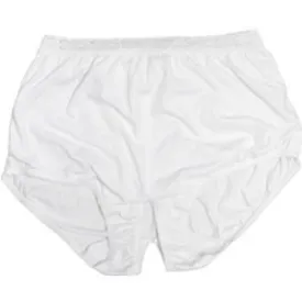 OPTIONS Split-Lace Crotch with Built-In Barrier/Support, RightSide Stoma, Size 14, White