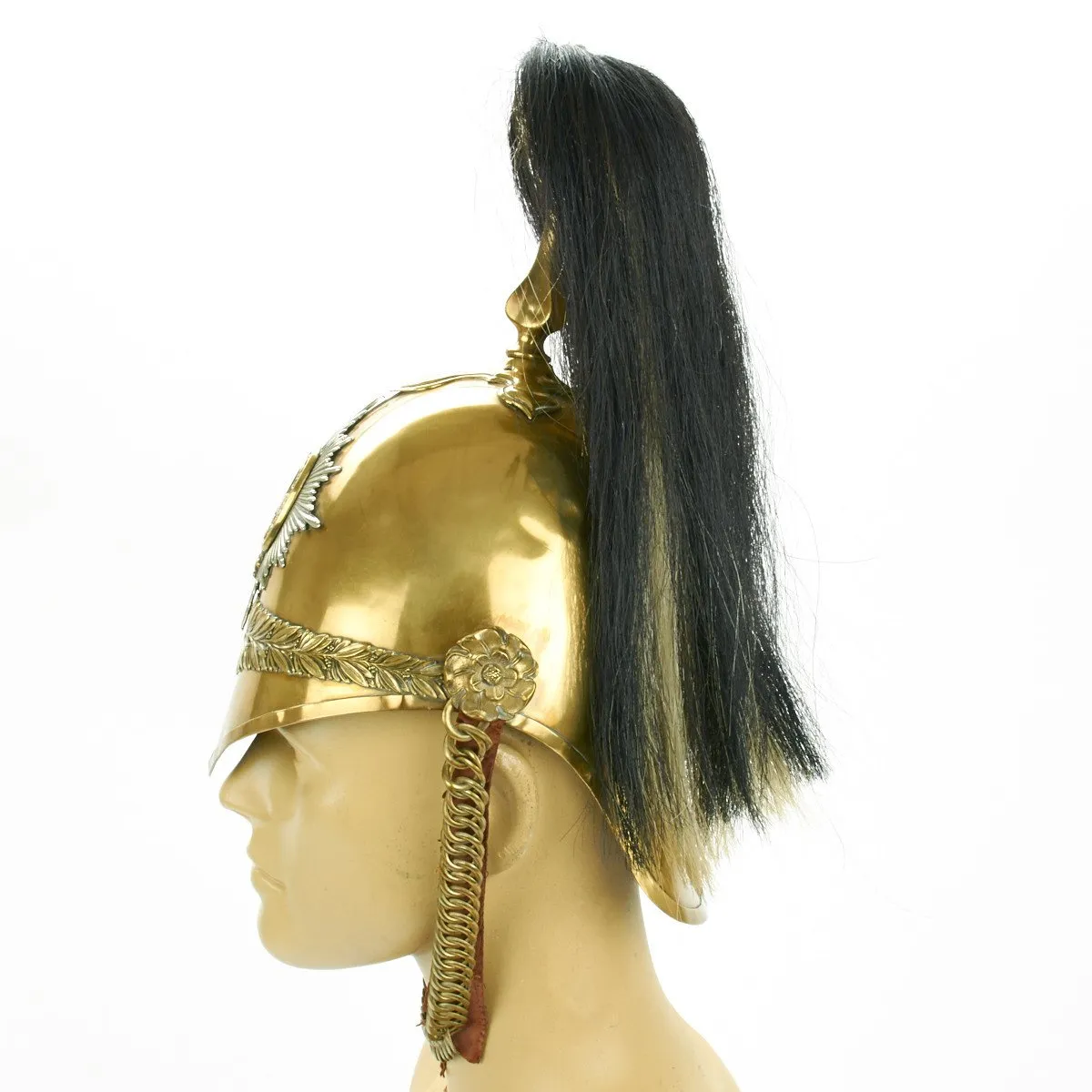 Original Victorian P-1871 Light Cavalry Helmet of the 4th Royal Irish Dragoons