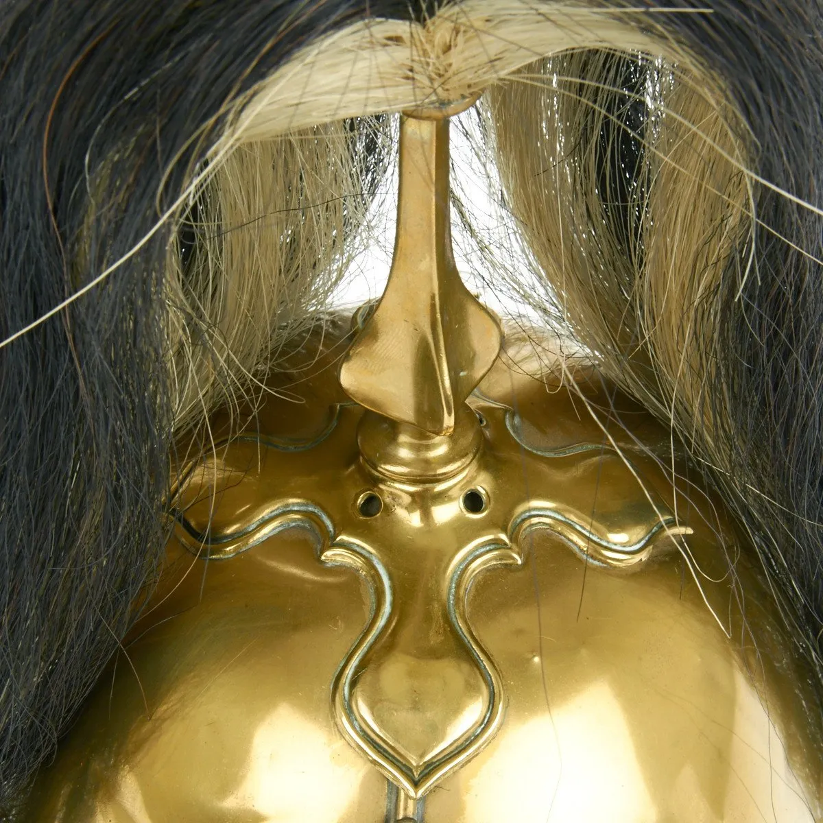 Original Victorian P-1871 Light Cavalry Helmet of the 4th Royal Irish Dragoons