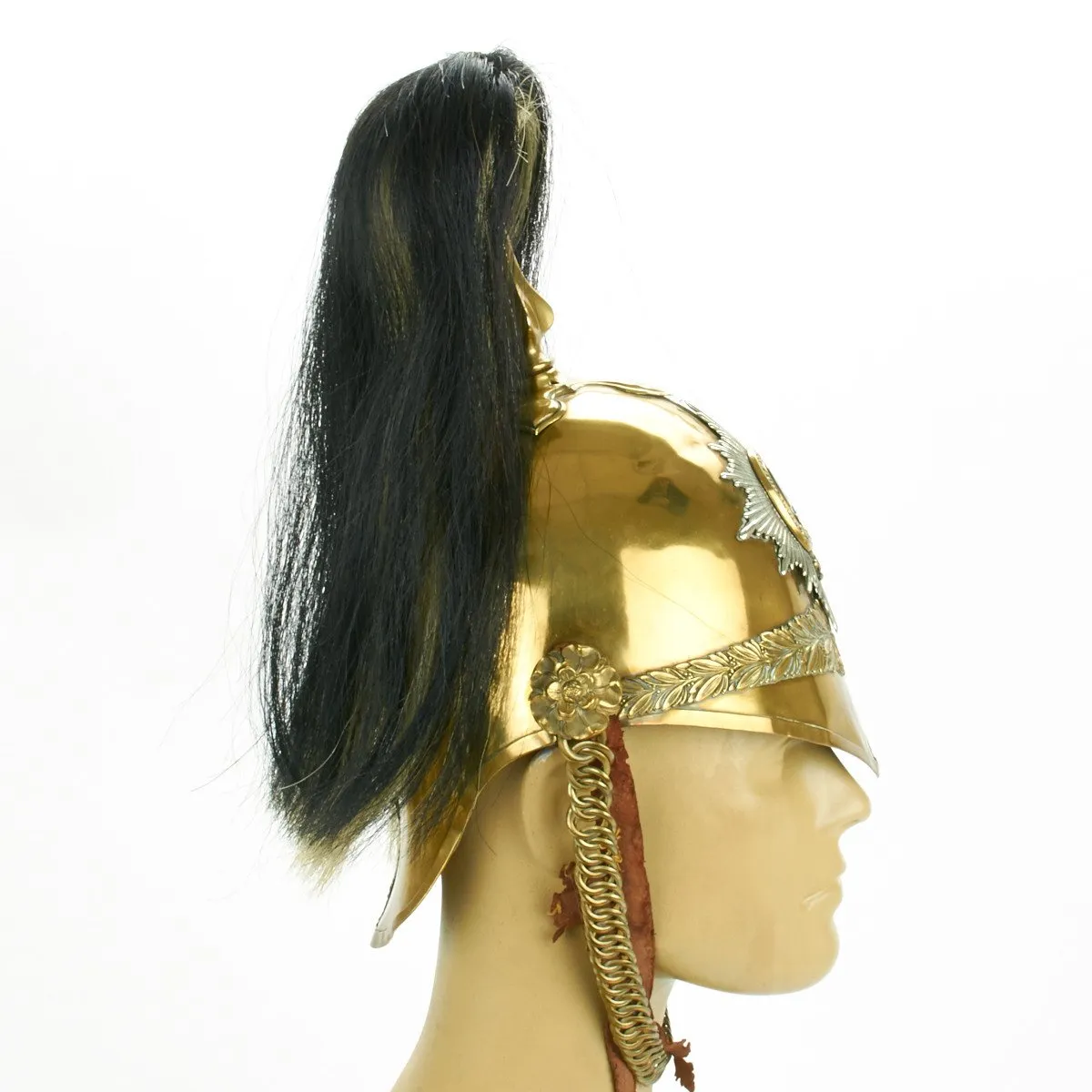 Original Victorian P-1871 Light Cavalry Helmet of the 4th Royal Irish Dragoons