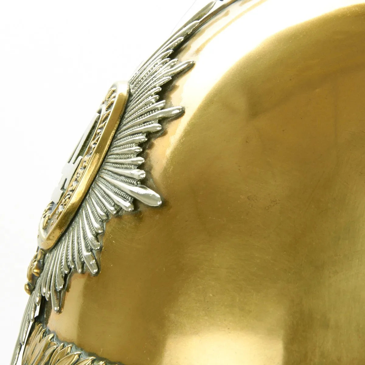 Original Victorian P-1871 Light Cavalry Helmet of the 4th Royal Irish Dragoons