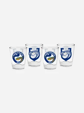 Parramatta Eels 4 Pack Shot Glass